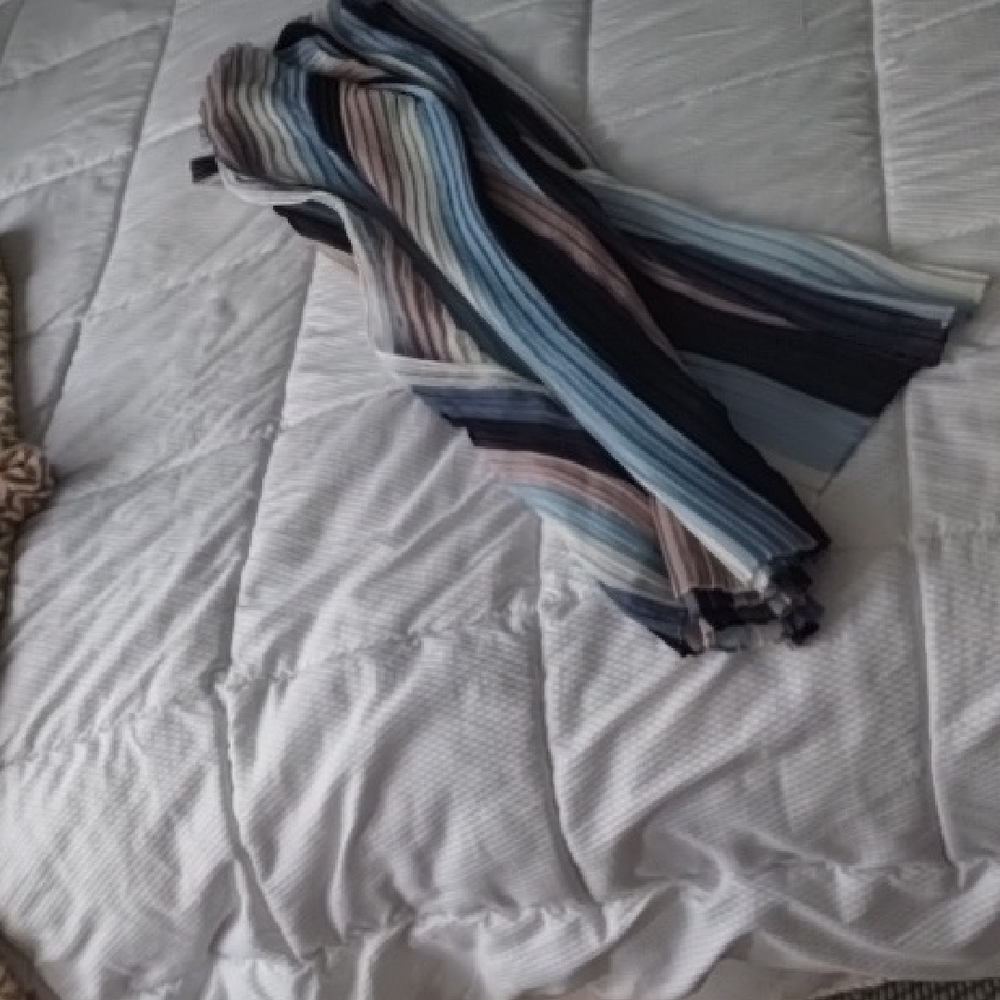 Striped Multicolor Scarf - Picture 5 of 5